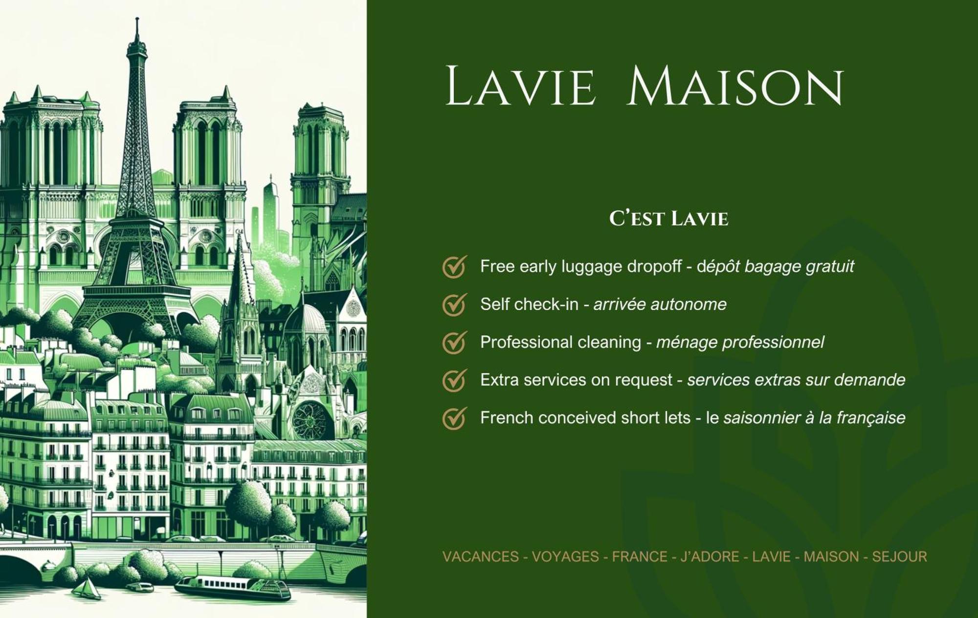 Lavie Maison - Comfortable Studio Near The Marais ปารีส ภายนอก รูปภาพ
